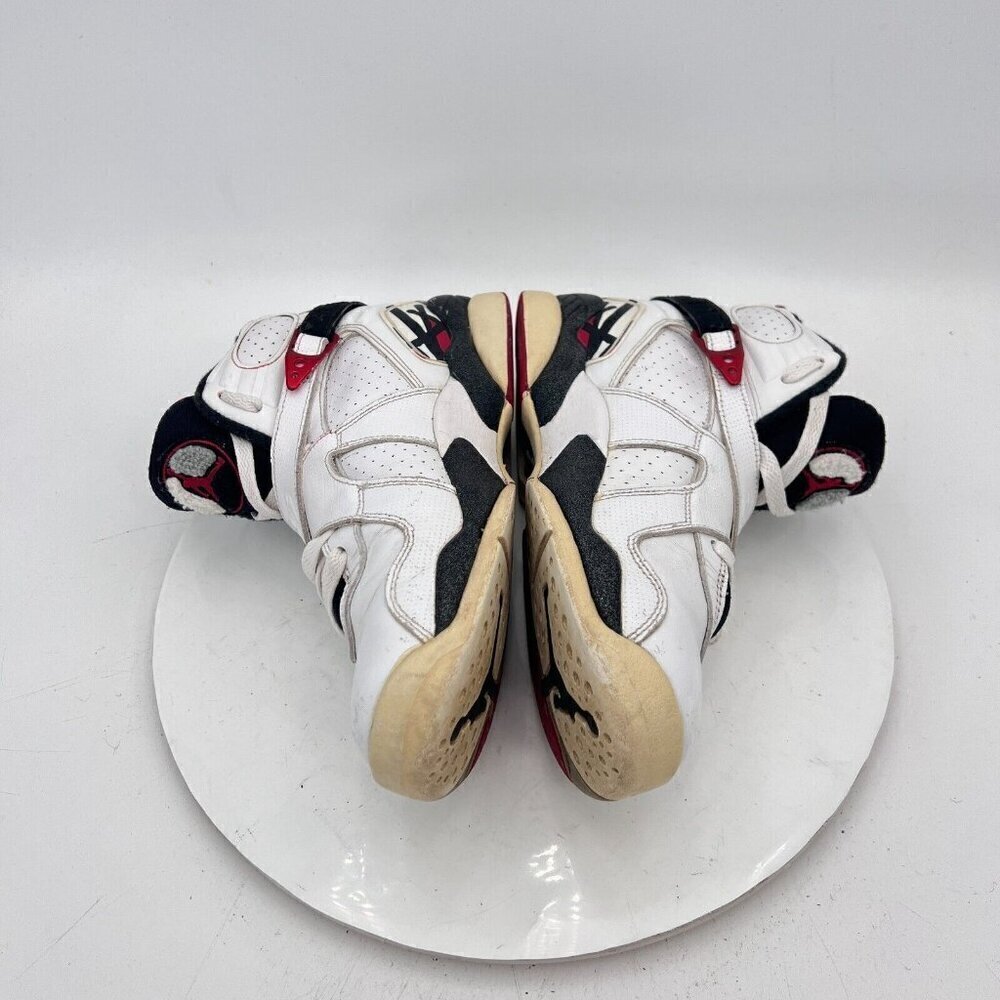 Nike Air Jordan 8 Youth Size 7Y Men 7 305368-104 Alternate White Black Red Shoes - Picture 9 of 15
